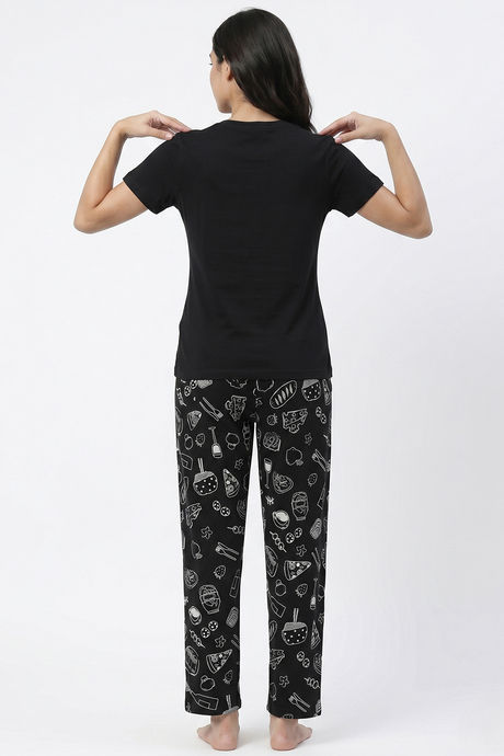 Zivame Knit Cotton Pyjama Set - Tap Shoe — image 2